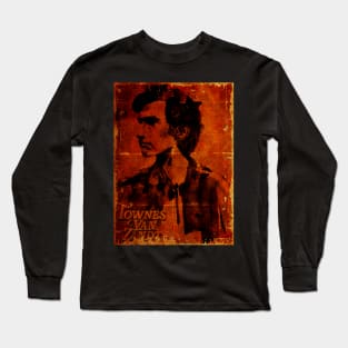 Portrait of Townes Van Zandt Long Sleeve T-Shirt